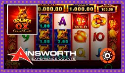 Ainsworth lance le jeu de casino Golden Ox : Golden Cash