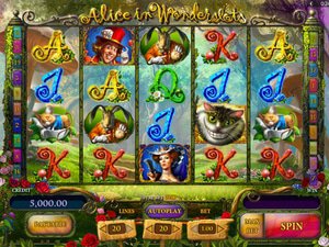 Alice in Wonderslots - apercu