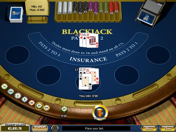 Blackjack Surrender - apercu