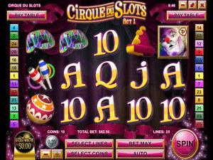 Cirque Du Slots - apercu