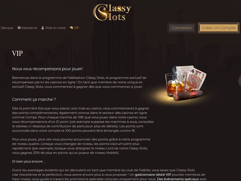 Classy Slots - apercu de logiciel