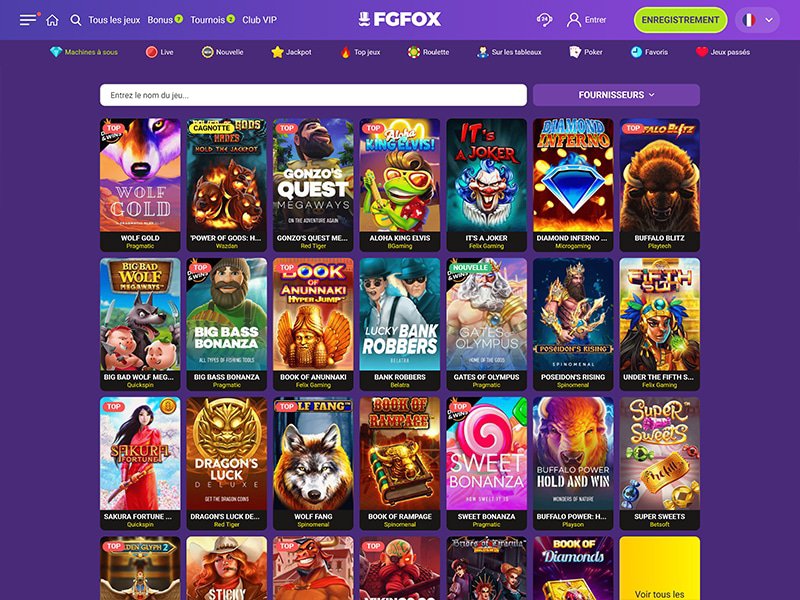 Fgfox Casino - apercu de logiciel