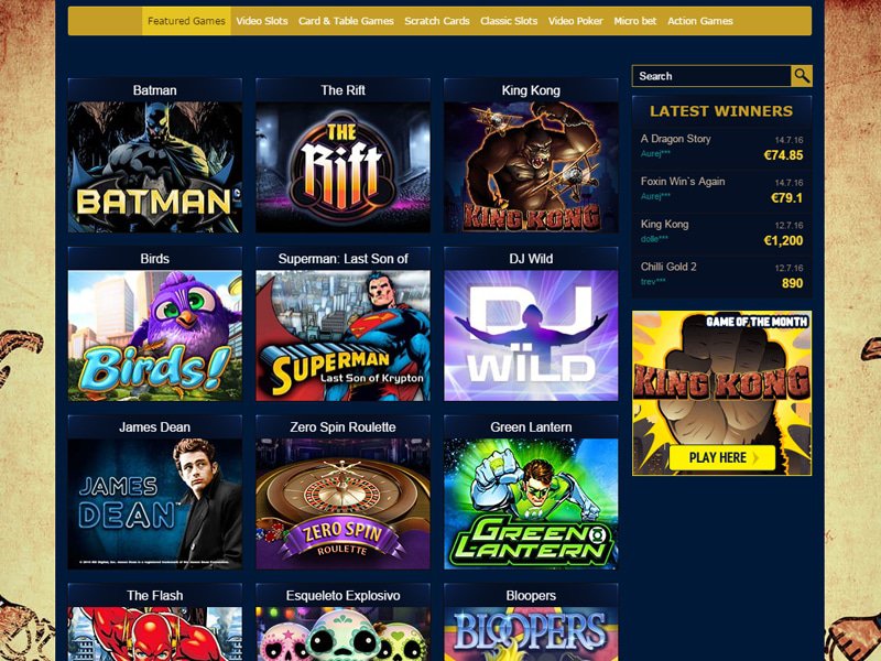 Ramses Gold Casino - apercu de logiciel