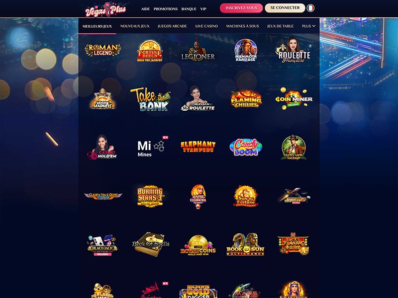 Vegas Plus Casino - apercu de logiciel