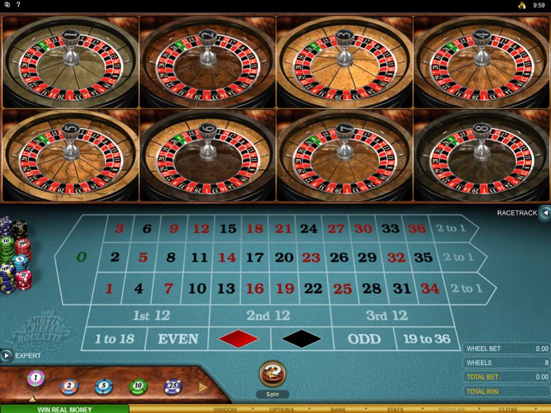 Multi Wheel Roulette Gold - apercu