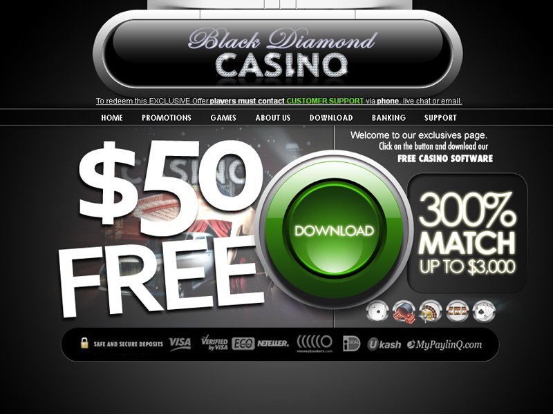 Black Diamond Casino - apercu de site