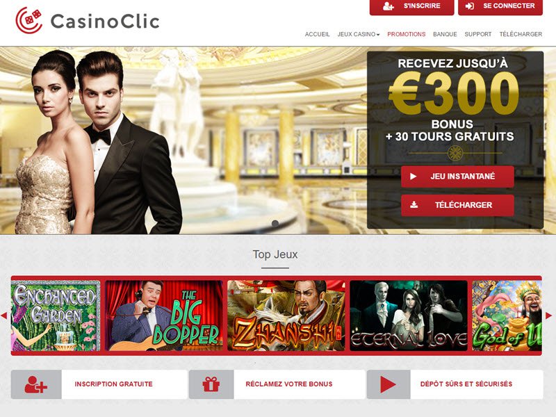 Casino Clic - apercu de site