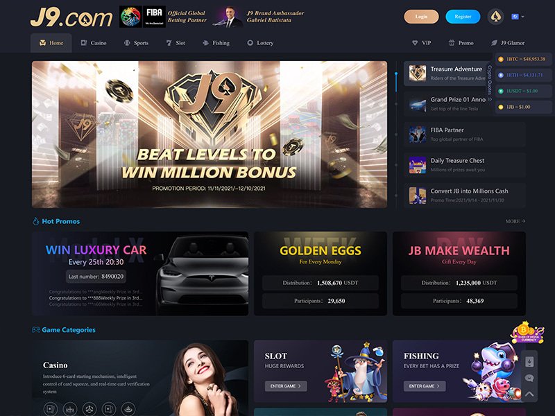 J9 Guru Casino - apercu de site