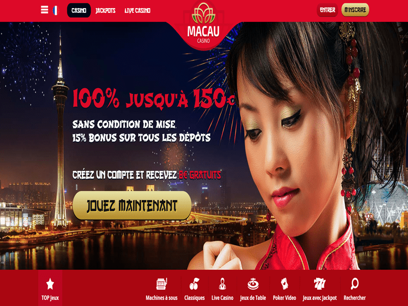 Macau Casino - apercu de site