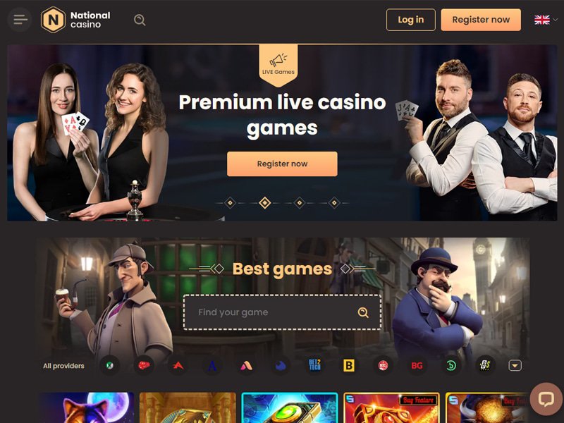 National Casino - apercu de site