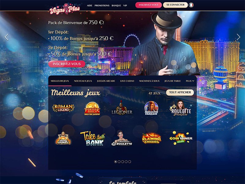 Vegas Plus Casino - apercu de site