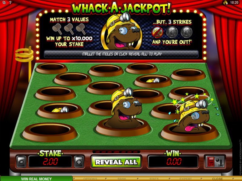 Whack a Jackpot - apercu