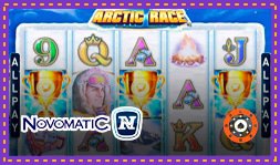 Nouveau jeu de casino Arctic Race signé Novomatic