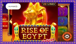 Gagnez gros sur le jeu de casino Rise of Egypt Deluxe