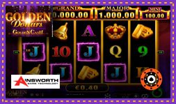 Golden Dollars : Golden Cash : Jeu de casino signé Ainsworth