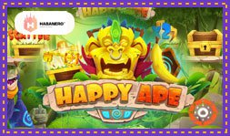 Happy Ape : Dernier jeu de casino mobile Habanero