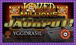 Jackpot de 3,5 millions € remporté sur Joker Millions d'Yggdrasil