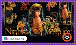 Jeu de casino en ligne Nights of Egypt de Spinomenal