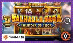 Lancement du jeu de casino Valhalla Saga Thunder of Thor