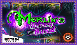 Lancement prochain du nouveau jeu Merlin's Moneyburst