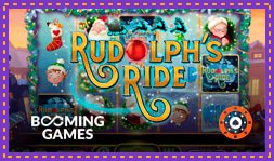 Lancement du jeu Rudolph's Ride sur les casinos Booming Games
