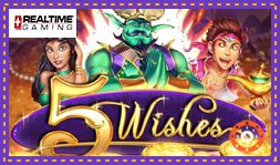 Sortie du jeu de casino 5 Wishes de RTG