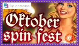 Spinomenal lance le jeu de casino October Spin Fest