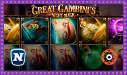 The Great Gambini's Night Magic : Jeu de casino signé Novomatic